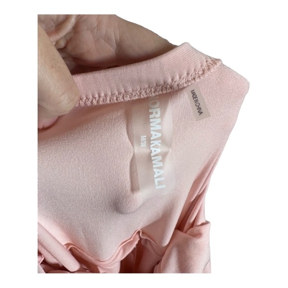 NORMA KAMALI Cayla halter neck ruched midi dress NWOT - Picture 6 of 8